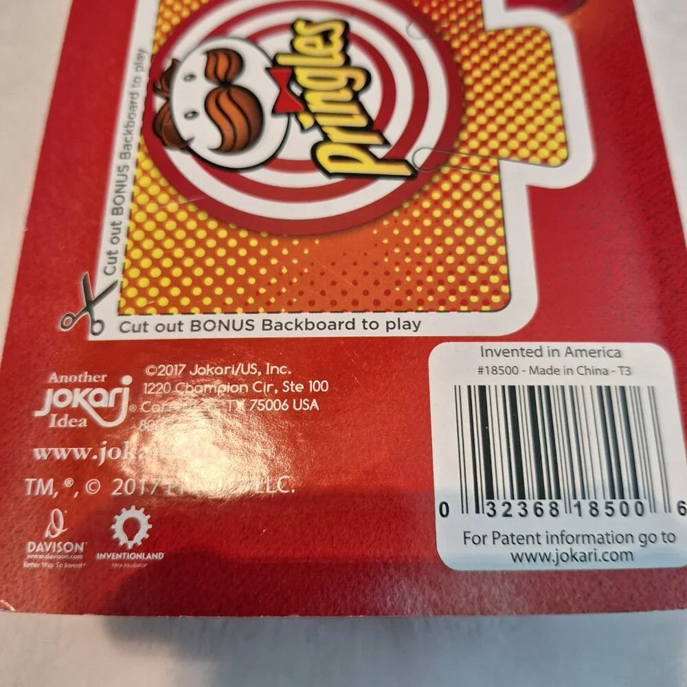 PRINGLES POTATO CHIPS PING PONG PARTY GAME WITH BALLS & BACKBOARD‎